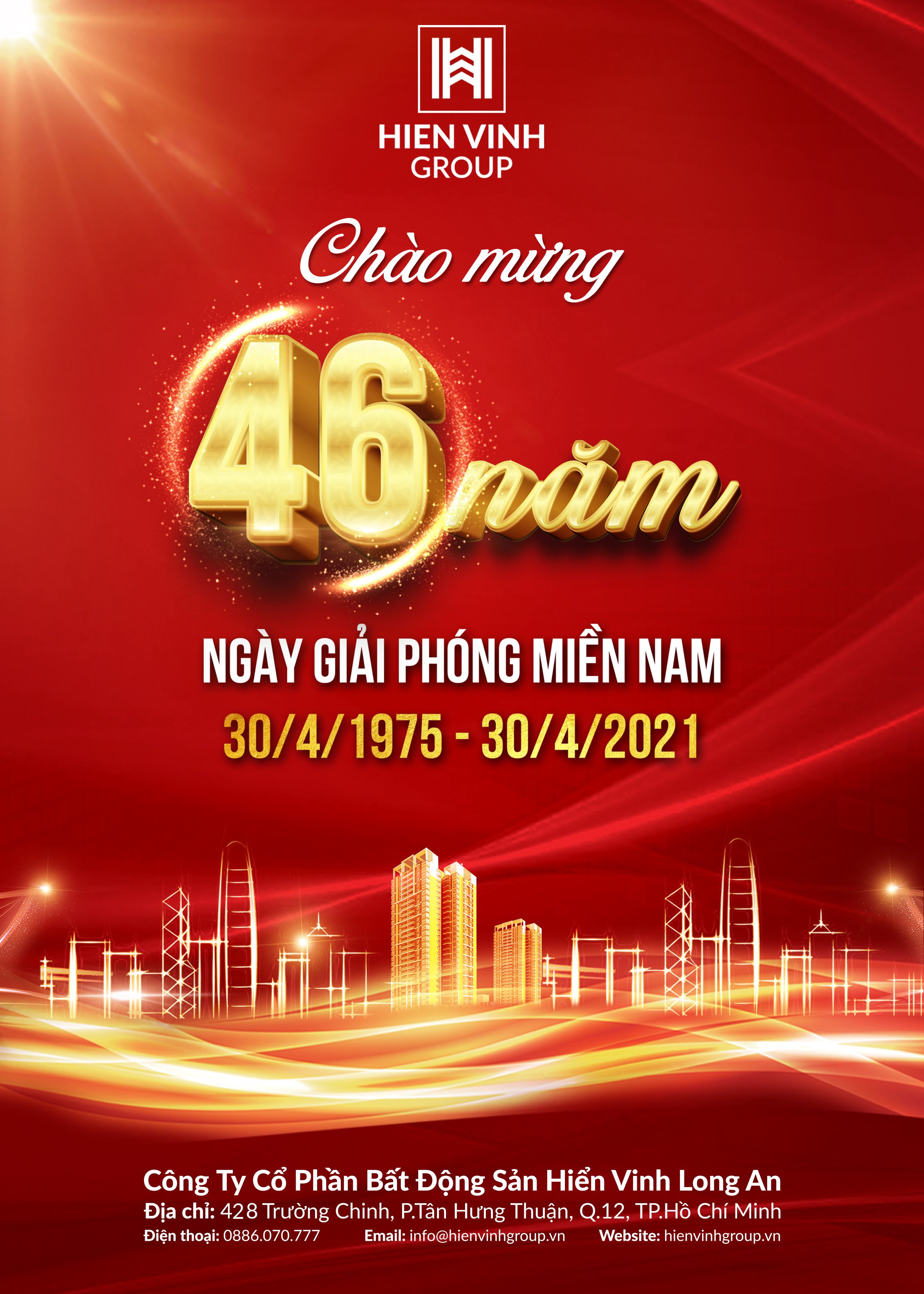 THÔNG BÁO NGHỈ LỄ GIẢI PHÓNG MIỀN NAM 30/4 VÀ QUỐC TẾ LAO ĐỘNG 1/5/2021