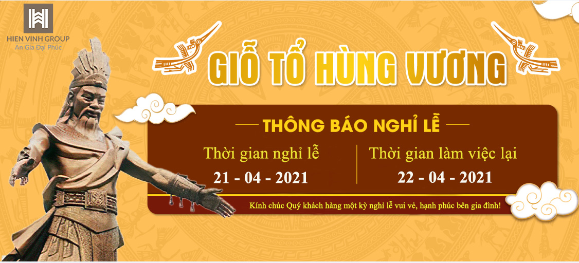 THÔNG BÁO LỊCH NGHỈ LỄ GIỖ TỔ HÙNG VƯƠNG
